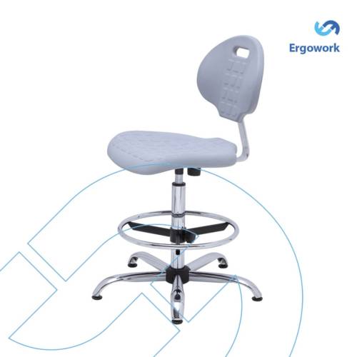 Стул лабораторный высокий Ergowork Pro